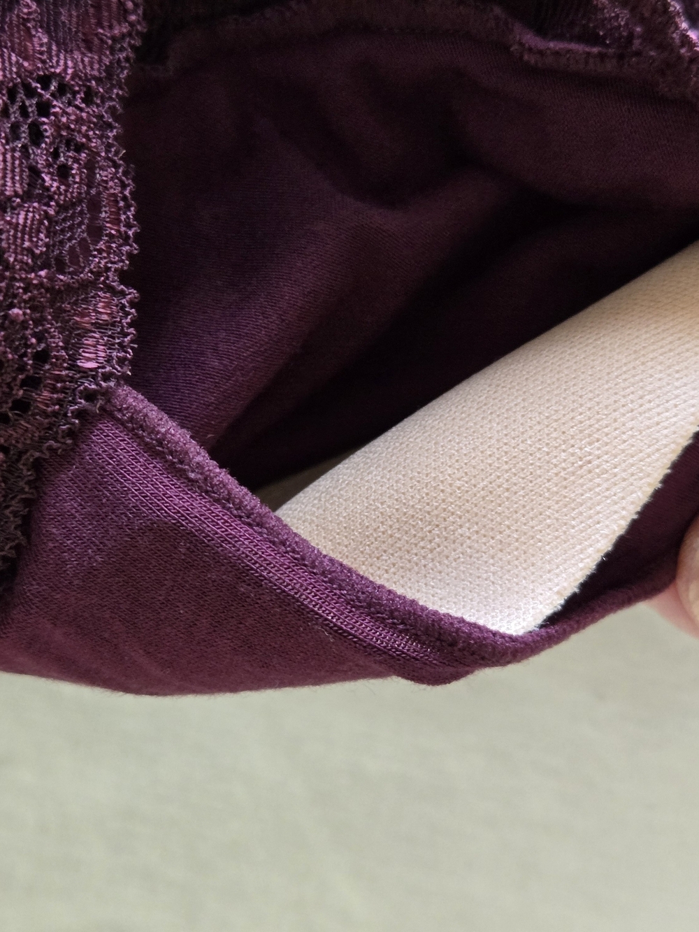 Soma Lace Bralette in Plum - Picture 7 of 8